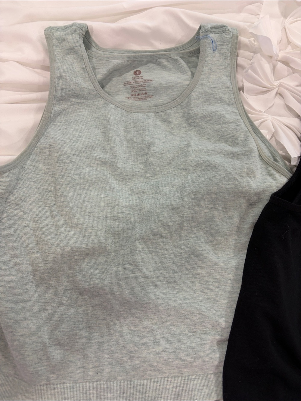 Kindred Bravely Light Heather Green Nursing Top